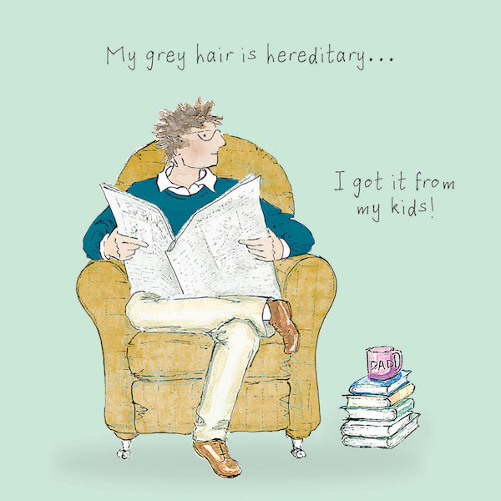 ArtBeat Grey Hair Birthday Card