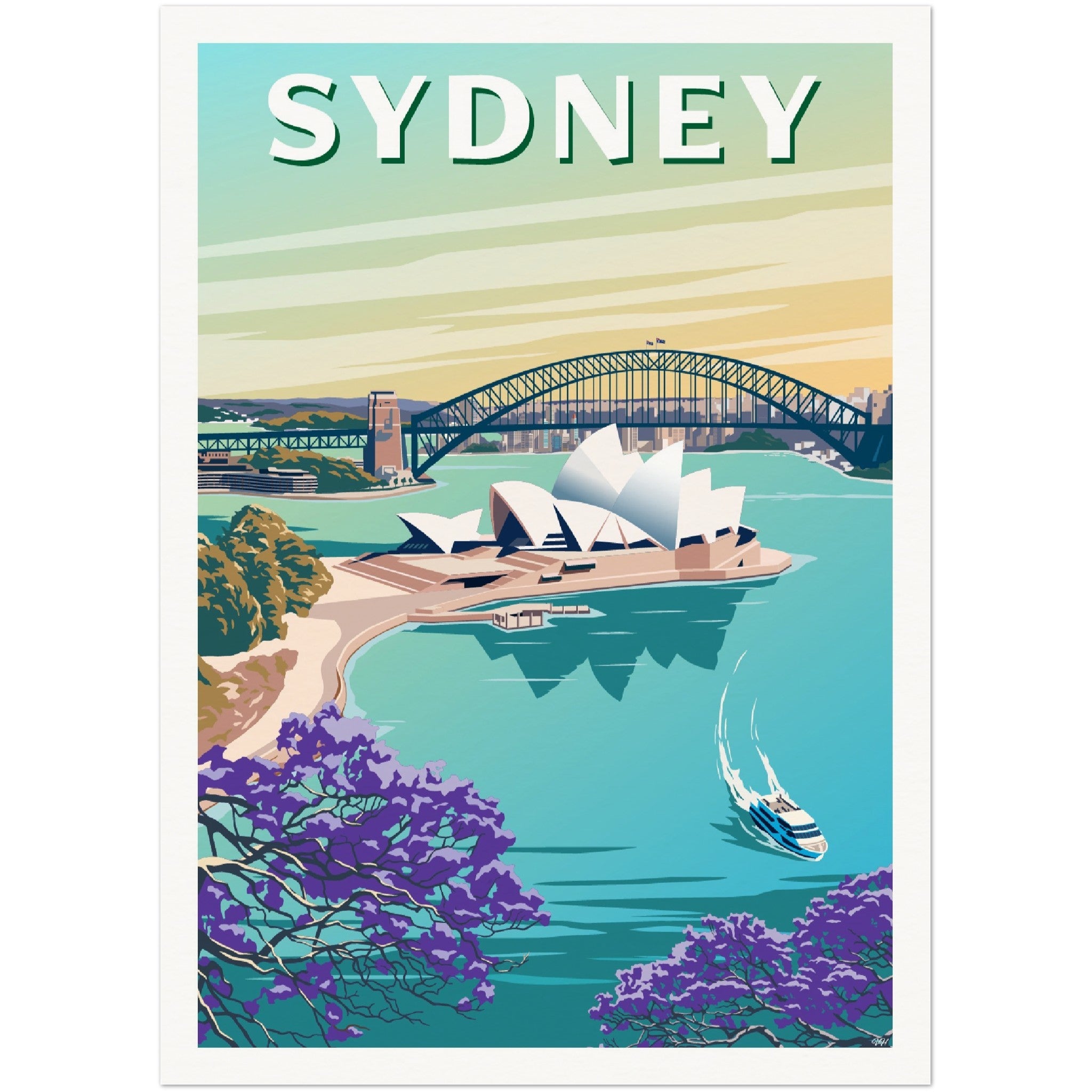 Sydney, Australia, Sydney Opera House and Harbour Bridge - Tiffany Consumi - Viva Home