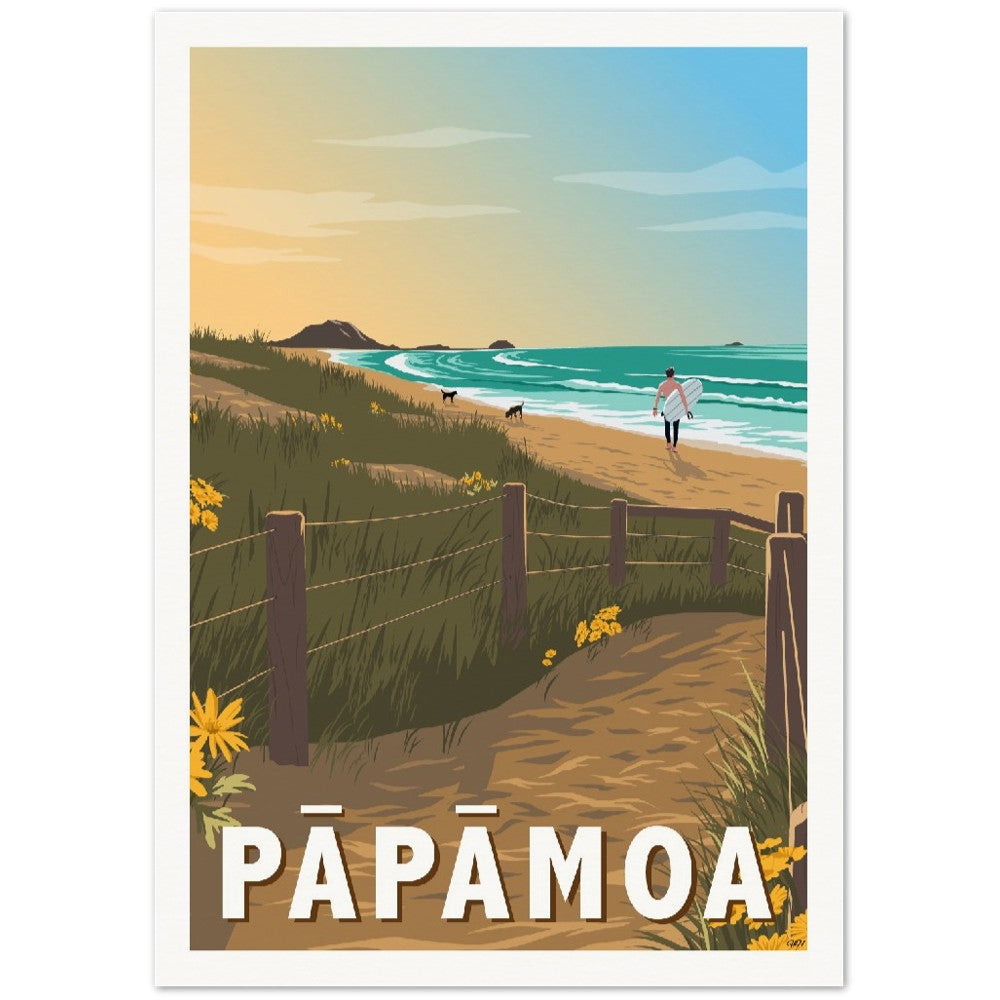 Papamoa beach New Zealand, Artist Tiffany Consumi - Viva Home