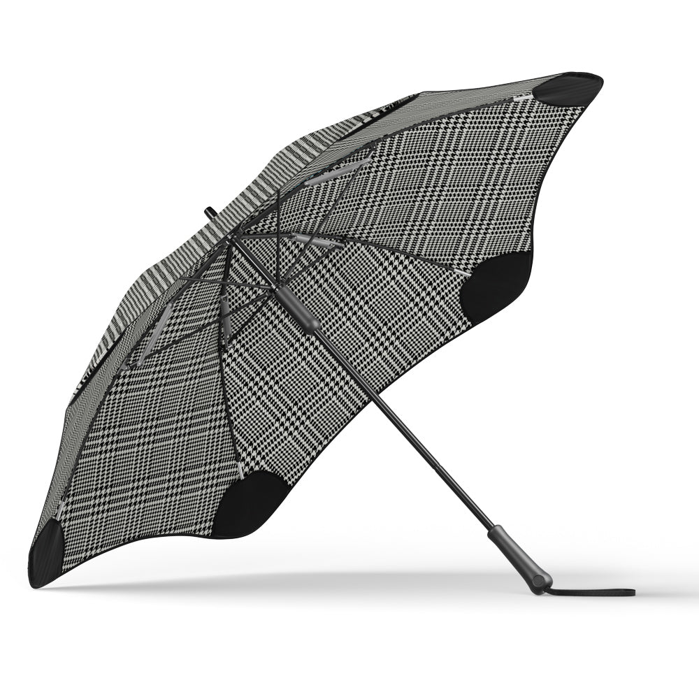 checkered umbrella - blunt hounds tooth