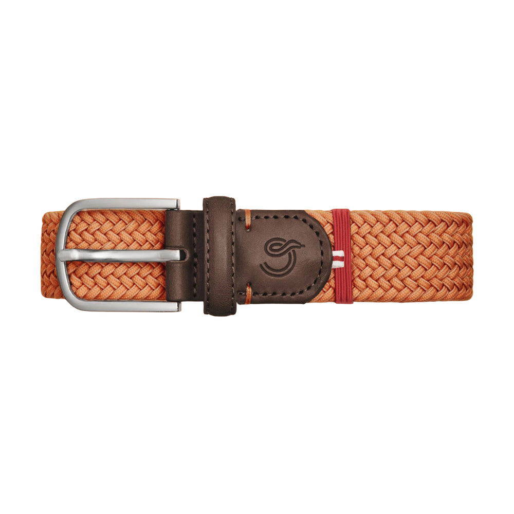 La Boucle Braided Belt - Amsterdam Orange