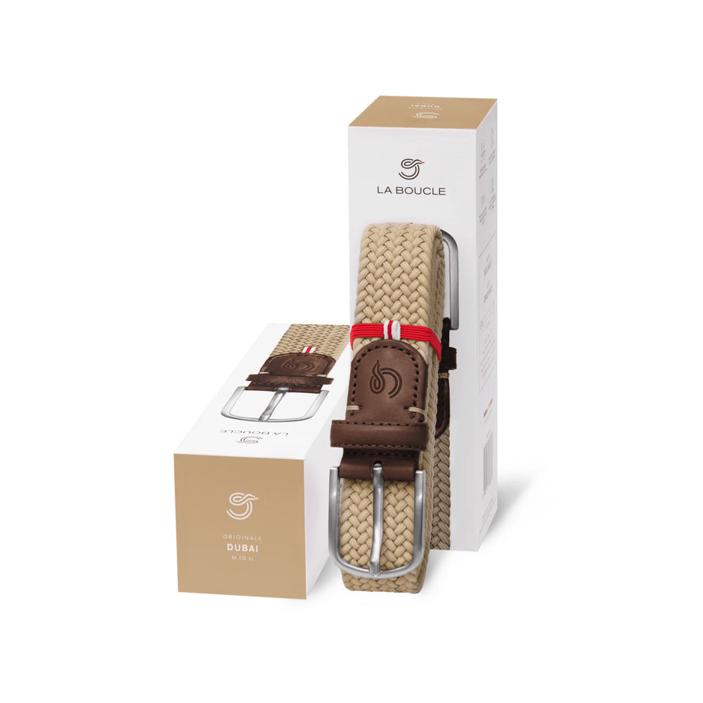 La Boucle Braided Belt - Dubai Sand