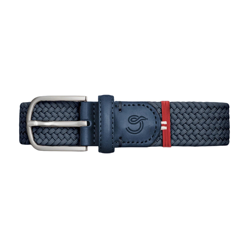 La Boucle Braided Belt - Gstaad Blue