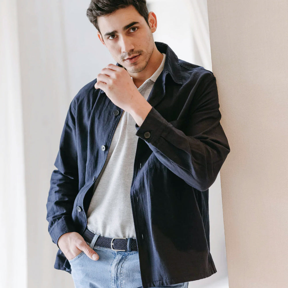 La Boucle Braided Belt - Gstaad Blue