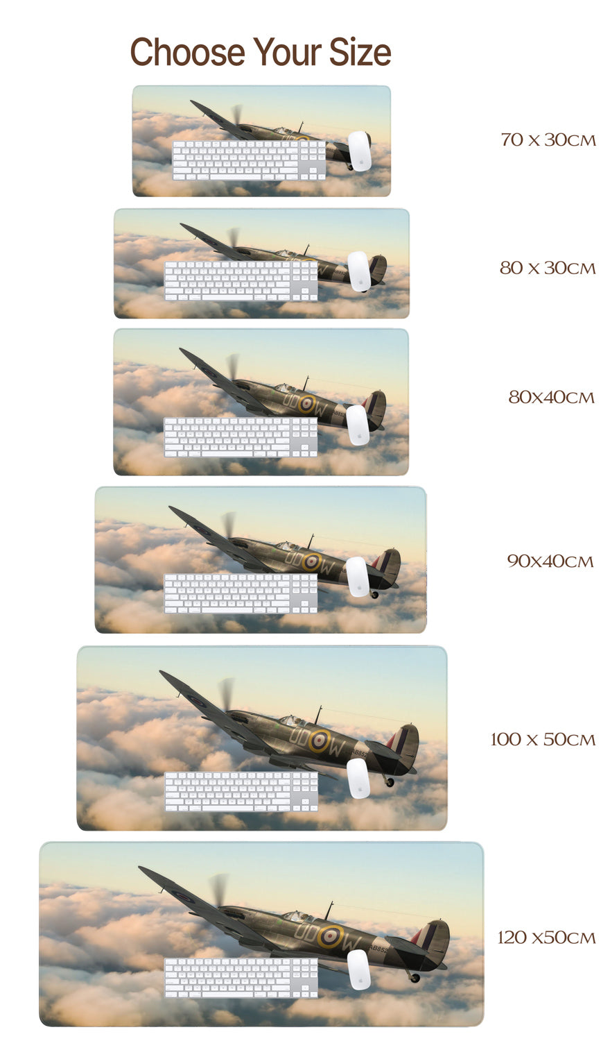 RAF Spitfire Desk Pad