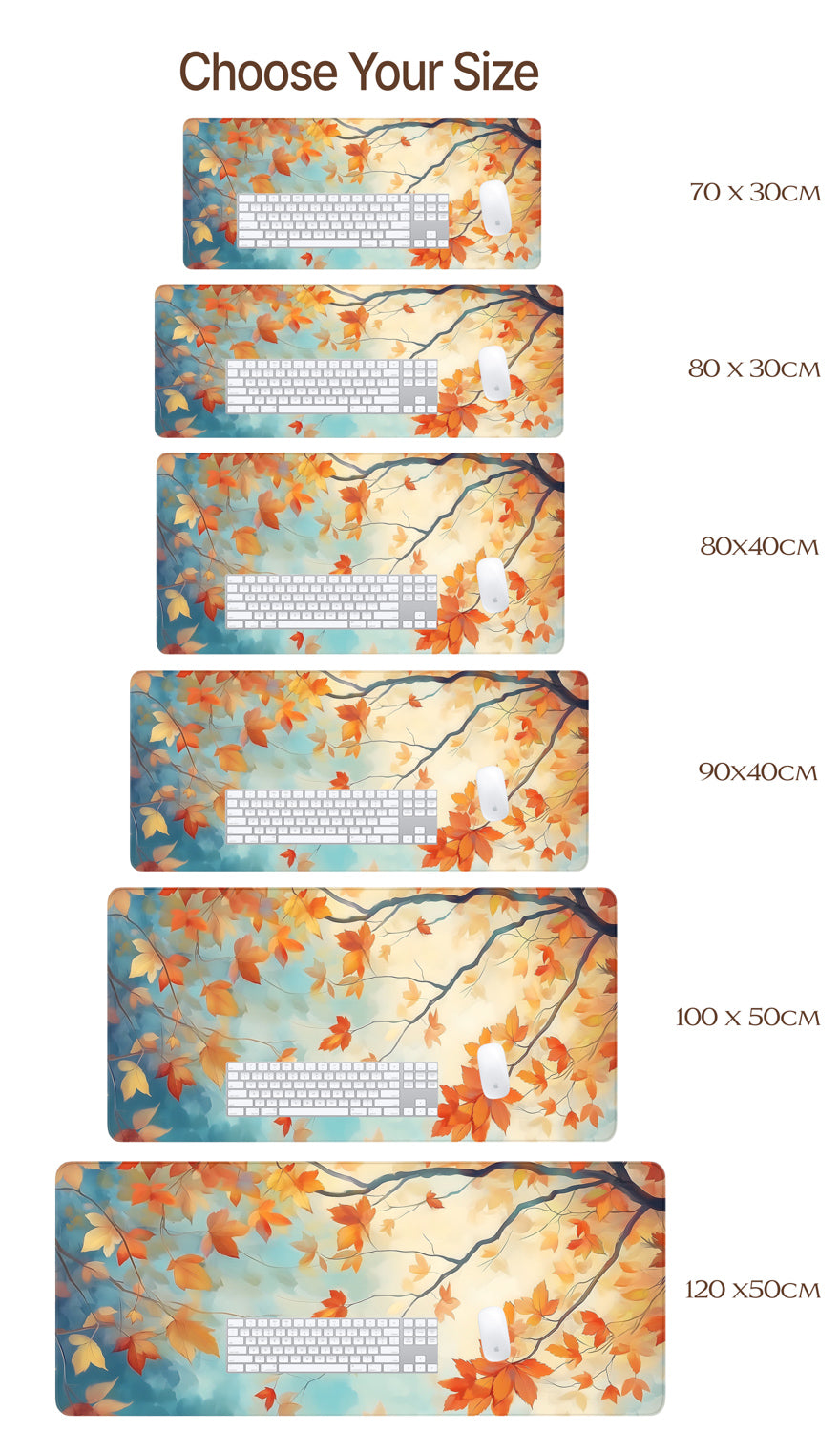 Autumn Leaves Desk Pad