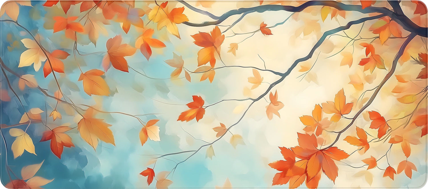 Autumn Leaves Desk Pad