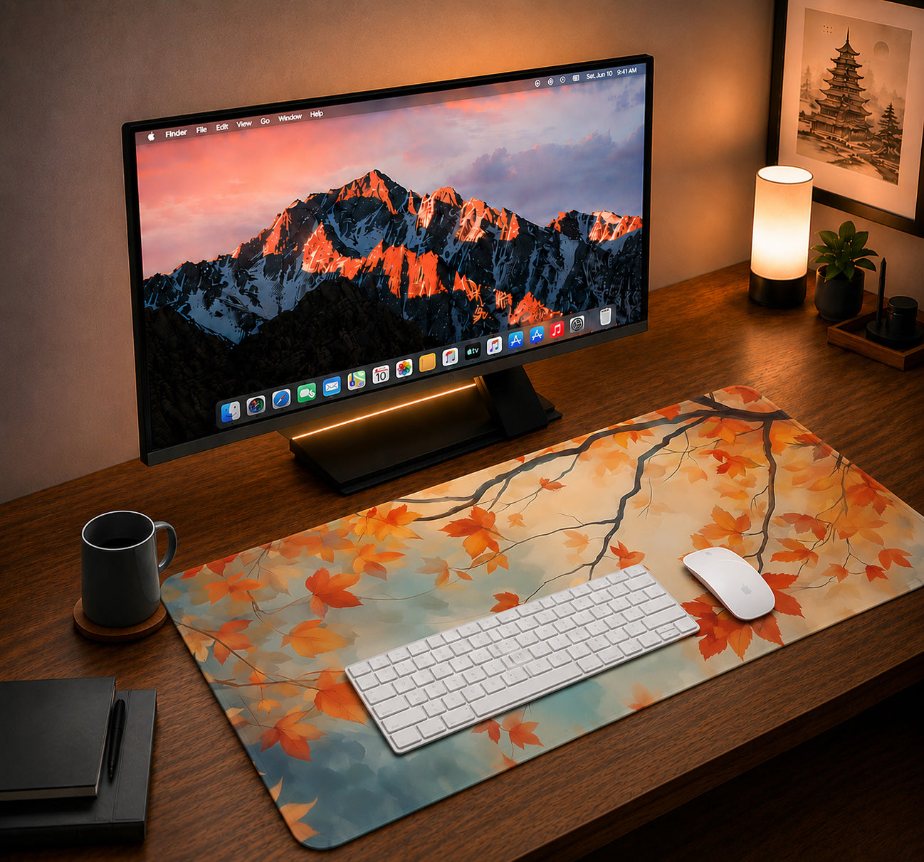 Autumn Leaves Desk Pad