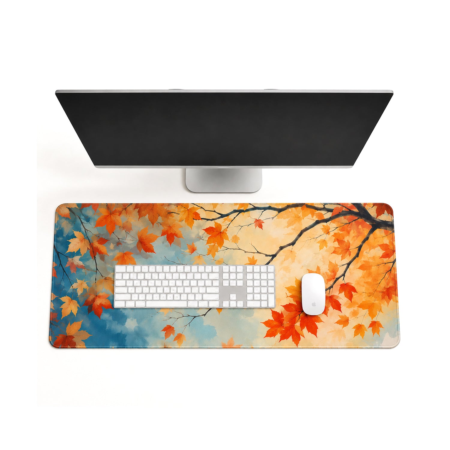 Autumn Leaves Desk Mat Desk Pad - Artevo