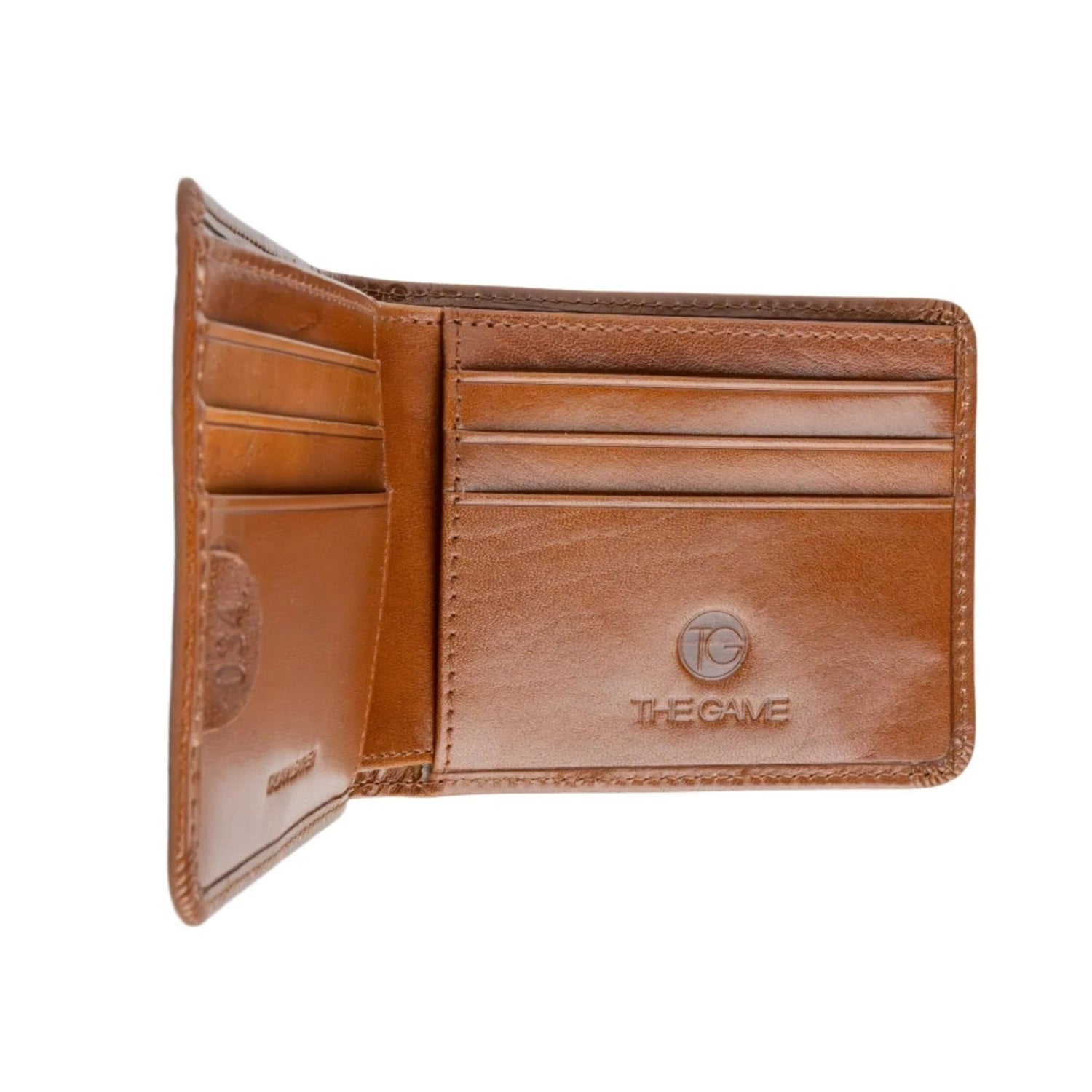 Brown leather golf wallet - The Game