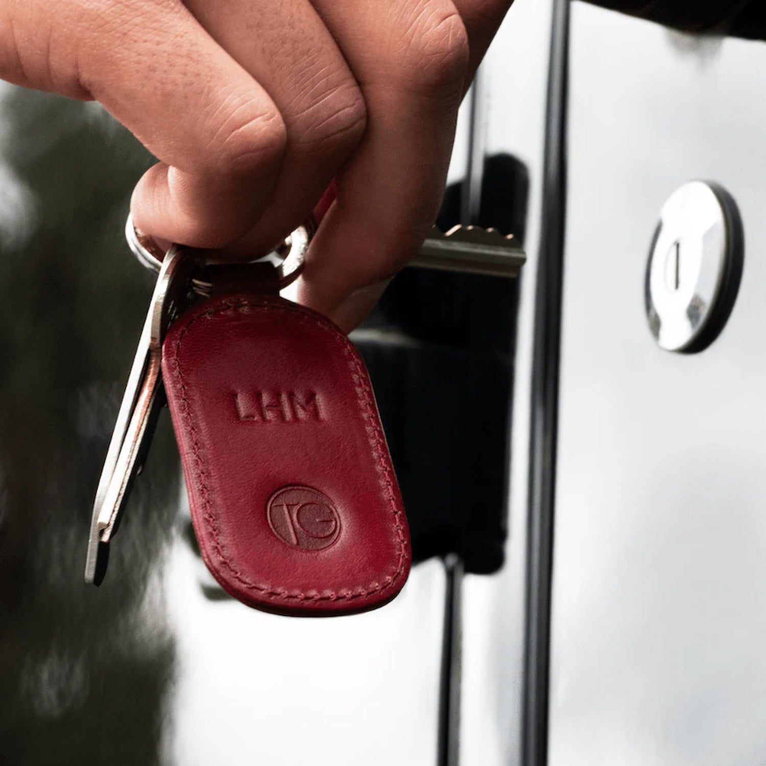Outswinger Cricket Keyring