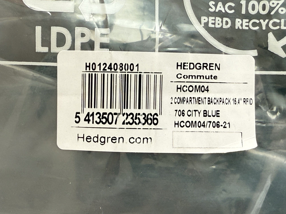 Hedgren Tram Black Eco 19.2 L
