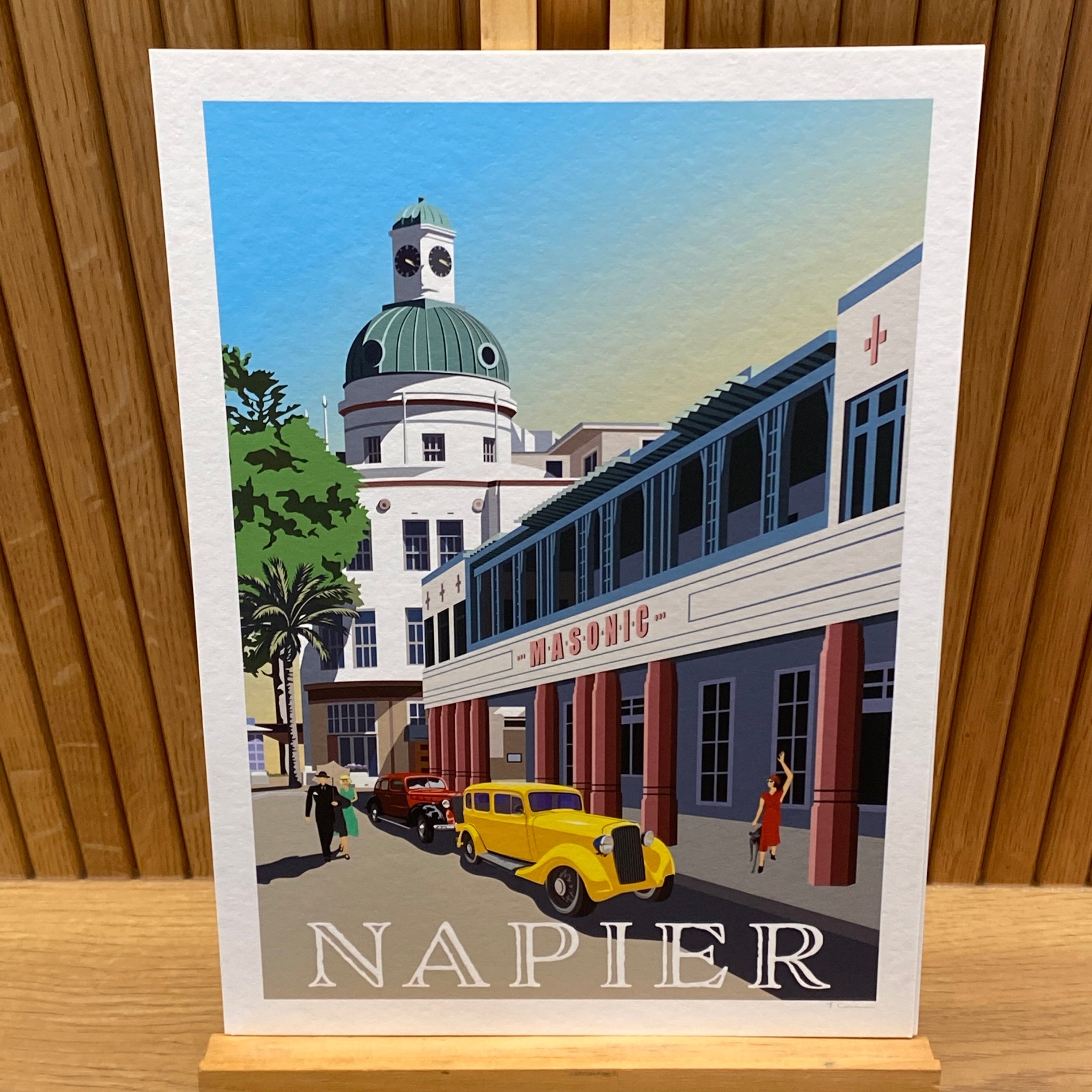 Napier Travel Poster, New Zealand