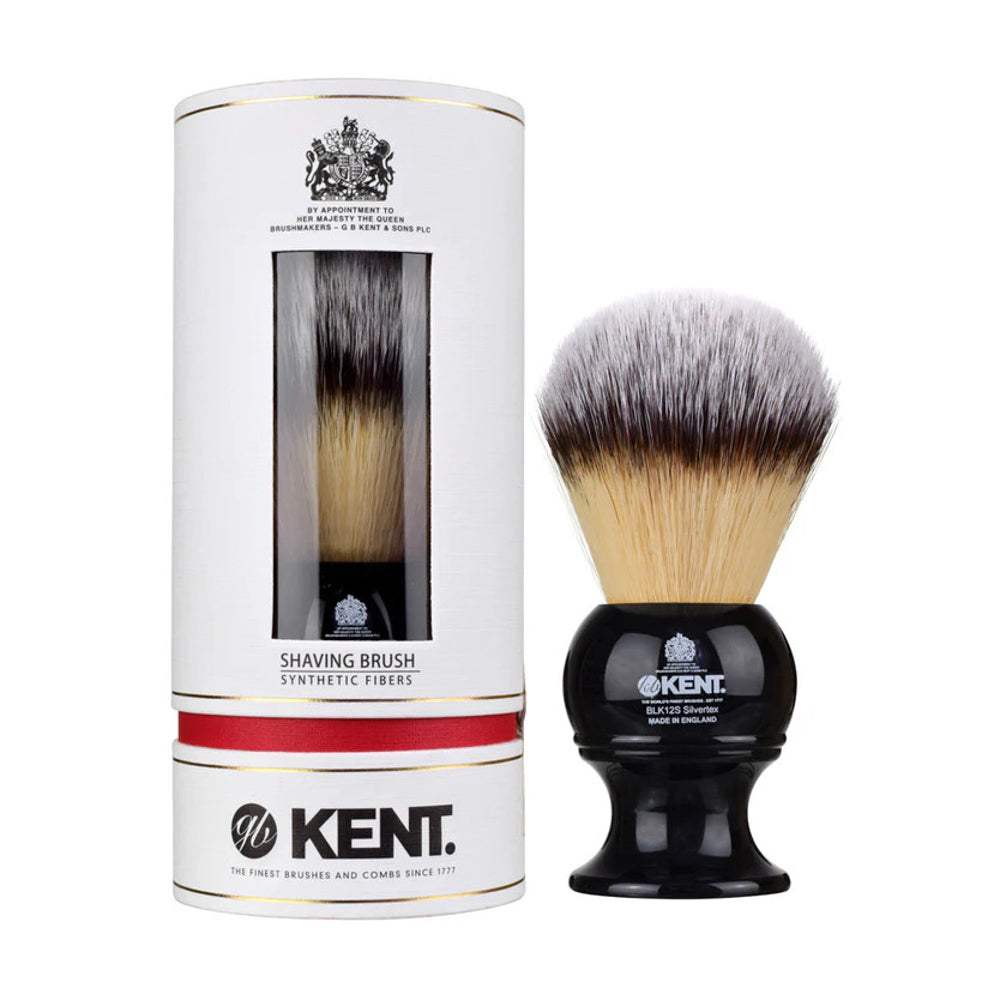 Kent Extra Large Synthetic Shaving Brush - Black