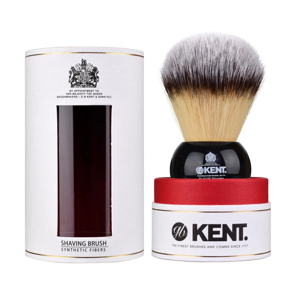 Kent Extra Large Synthetic Shaving Brush - Black