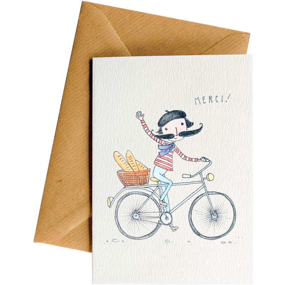 Little Difference Merci Bike Card