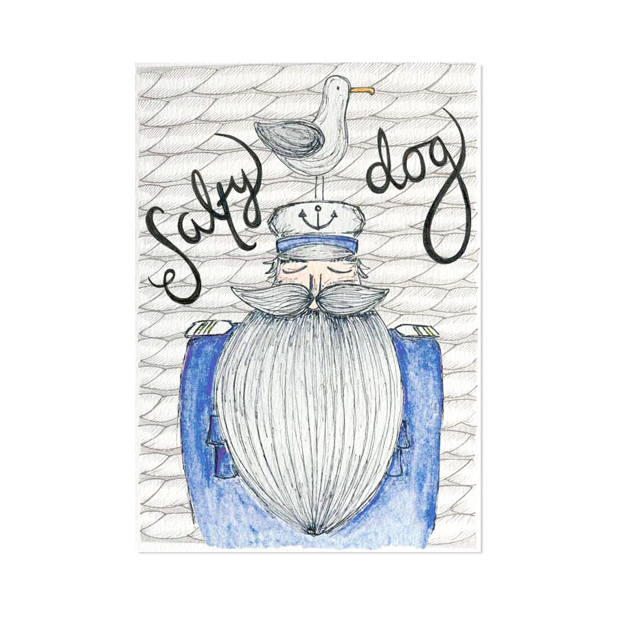 Little Differene=ce - Salty Dog Greeting Card