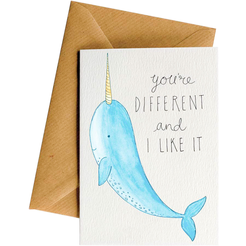 Little Difference Narwhal card