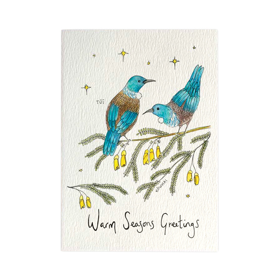 Warm Seasons Greetings Card - Little Difference NZ