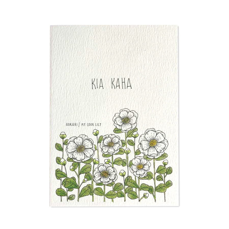 Kia Kaha Te reo greeting card - Little Difference NZ