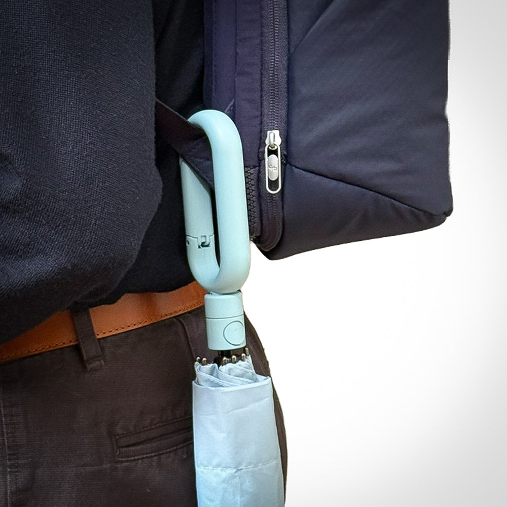 Lexon Mini Hook Umbrella - Light Blue
