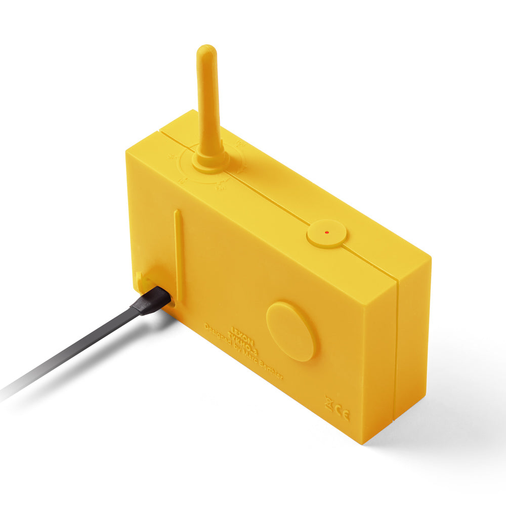 Lexon Tykho 3 Radio/Speaker - Yellow