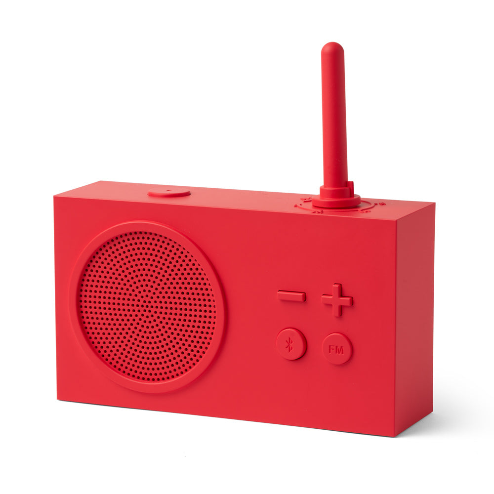 Lexon Tykho 3 Radio/Speaker - Red