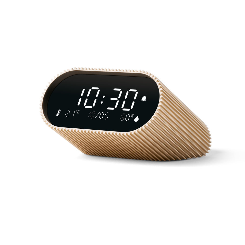 Lexon Ray Clock in Gold