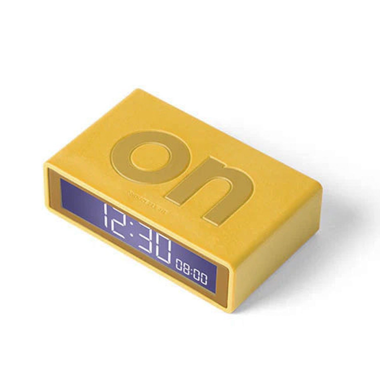 Lexon Flip Classic Rubber Alarm Clock