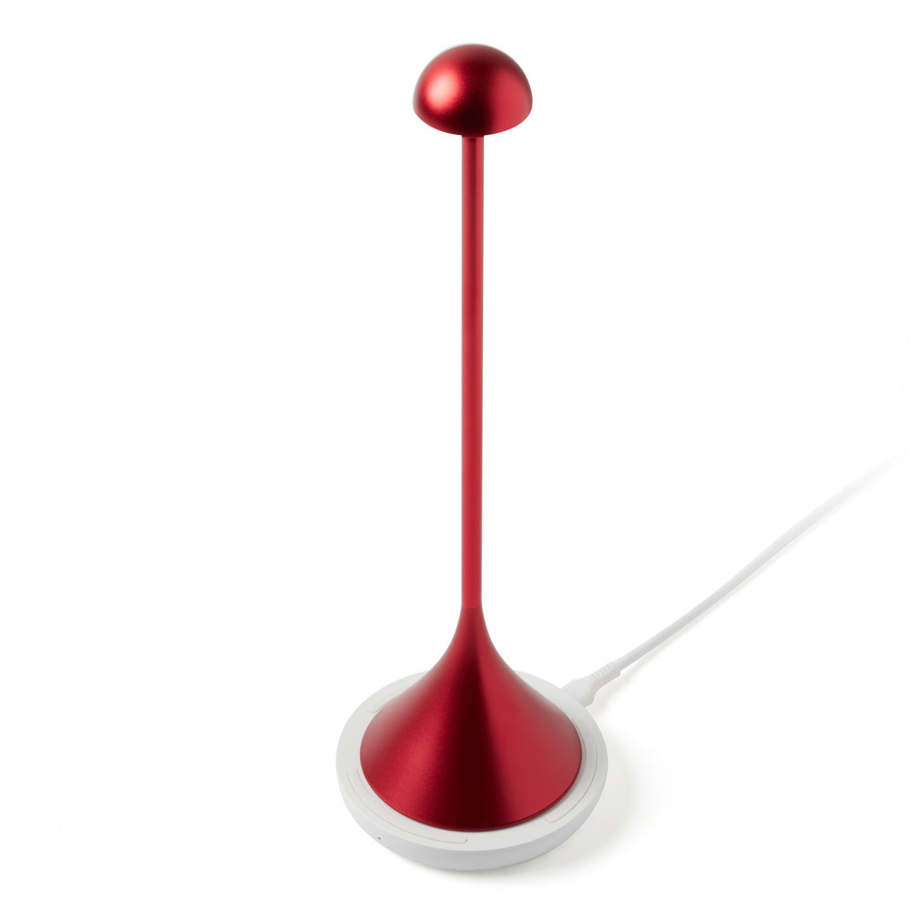 Lexon Steli Dome Rechargeable Lamp - Dark Red