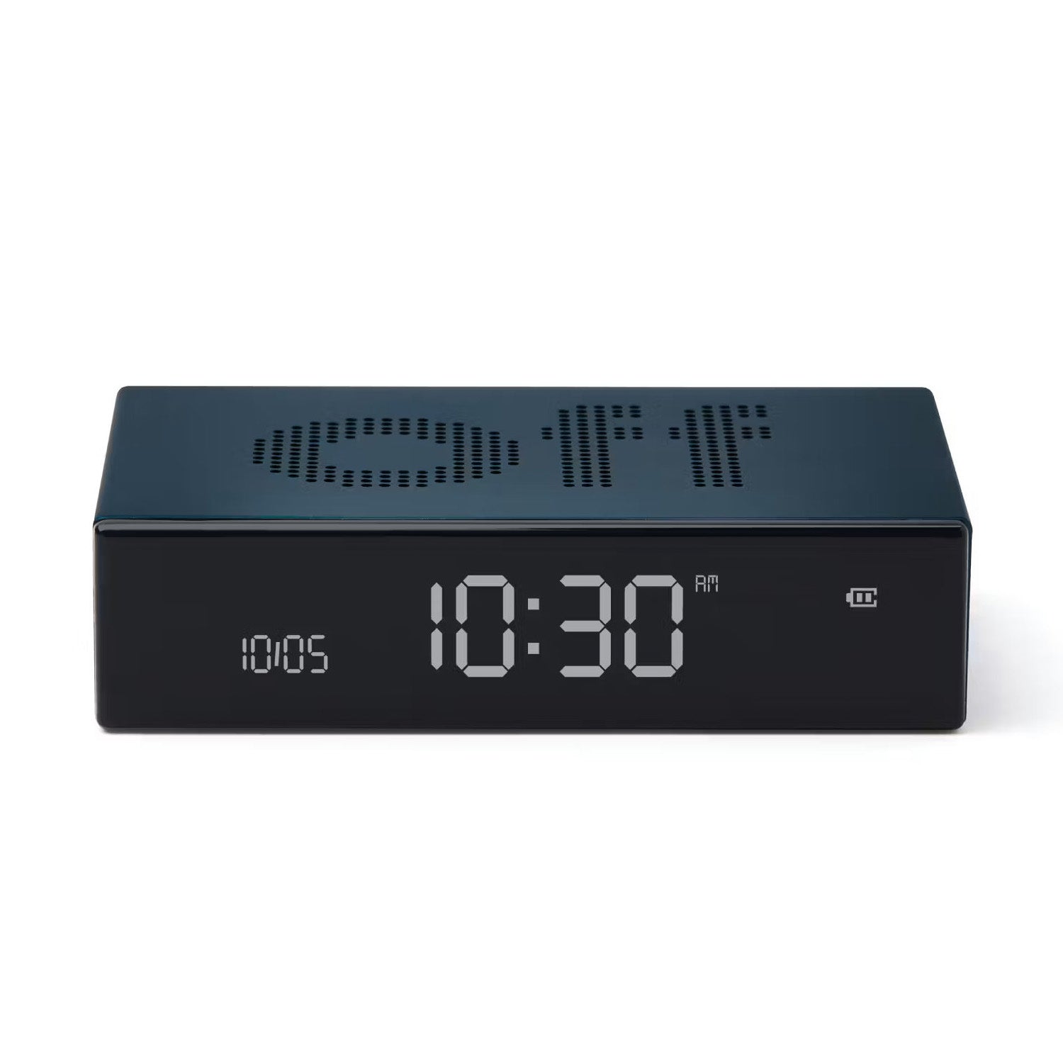 Lexon Flip Premium Aluminium Alarm Clock