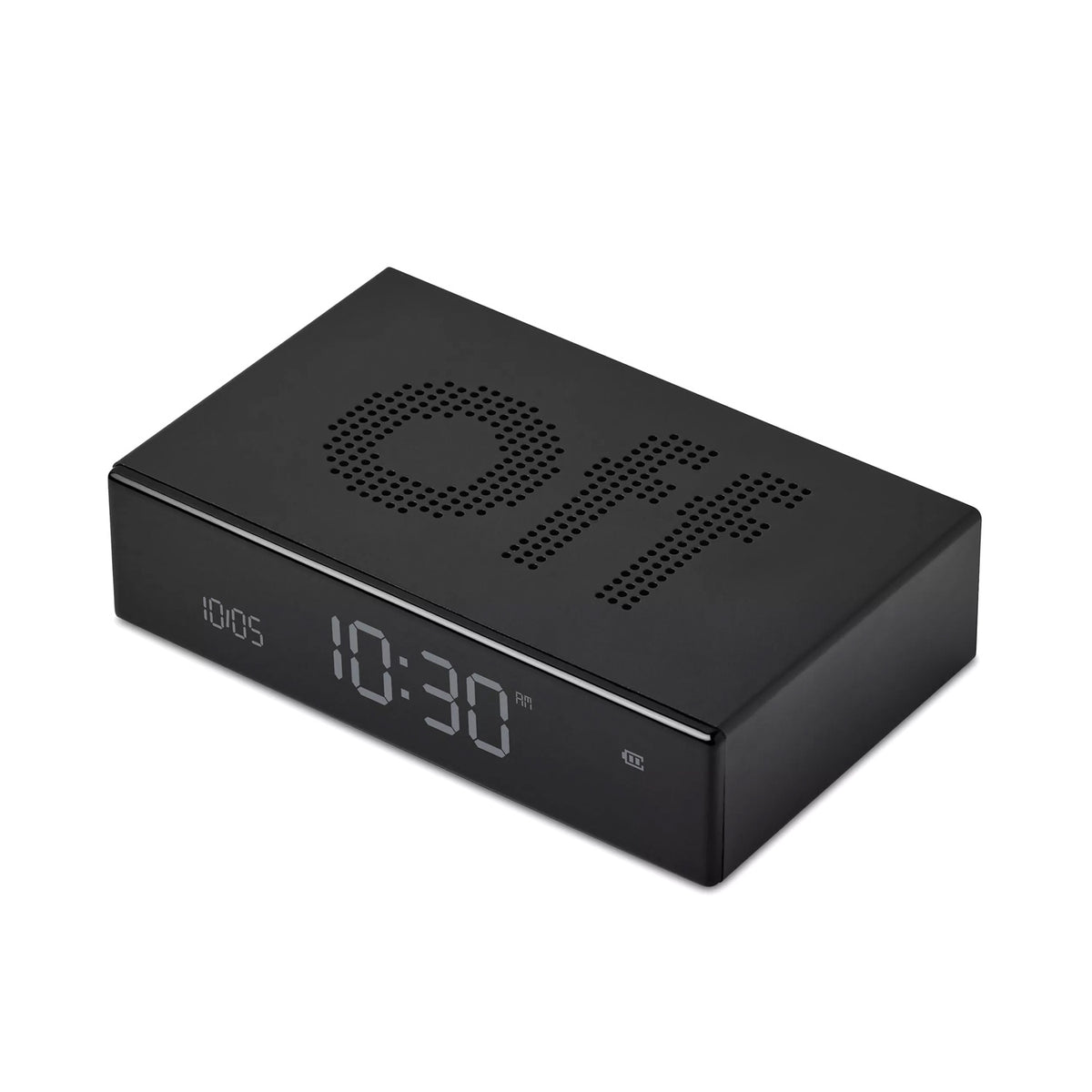 Lexon Flip Premium Aluminium Alarm Clock