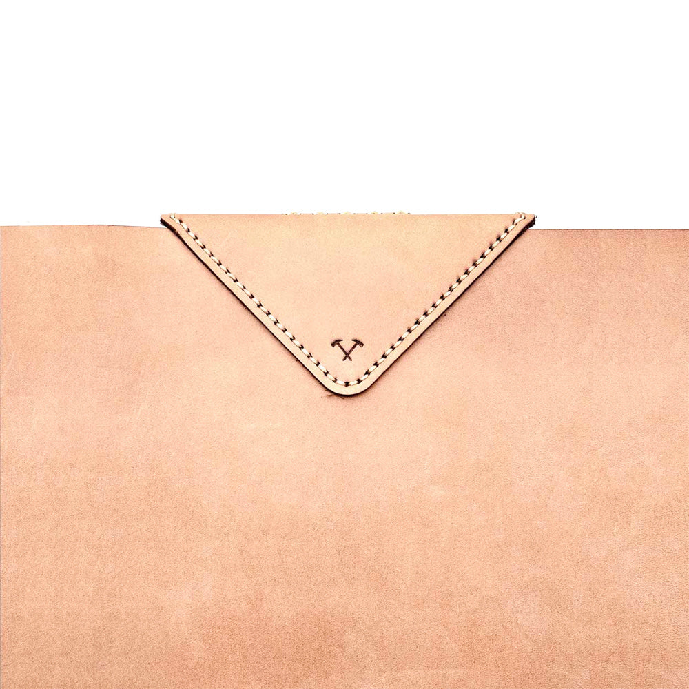 Loyal Workshop Tan Leather Laptop Sleeve