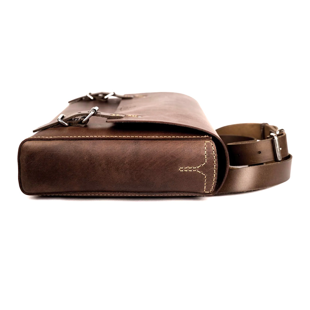 Brown leather satchel bag - Loyal Workshop