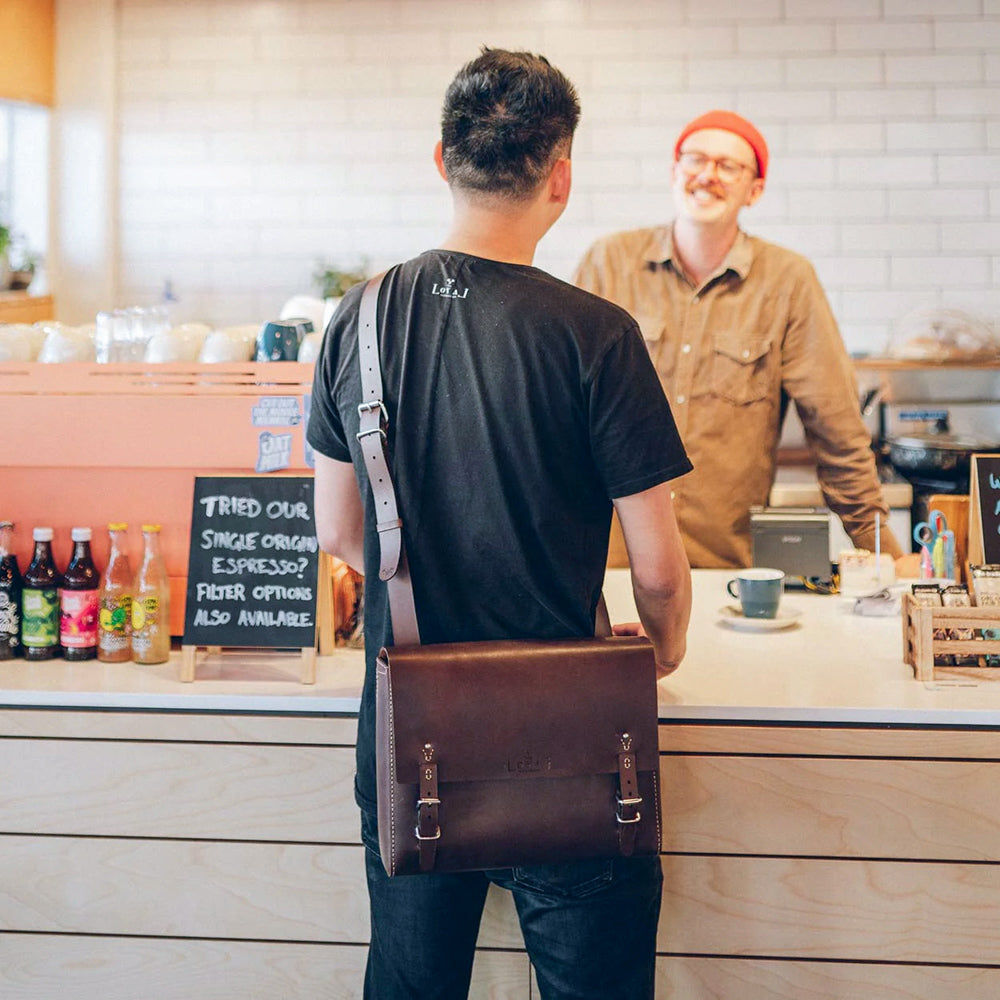 Loyal Workshop Brown Leather Goodstead Satchel