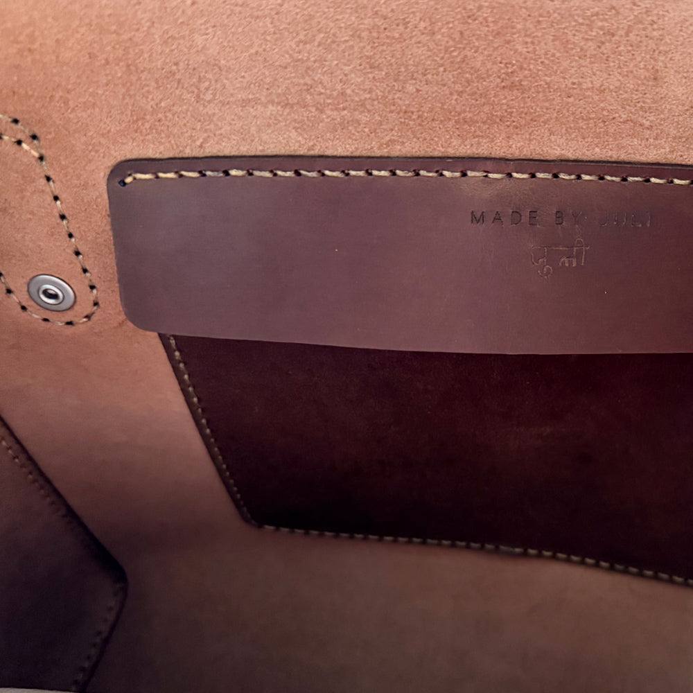 Loyal Workshop Brown Leather Goodstead Satchel