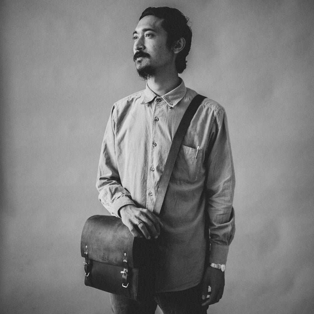 Loyal Workshop Black Leather Goodstead Satchel