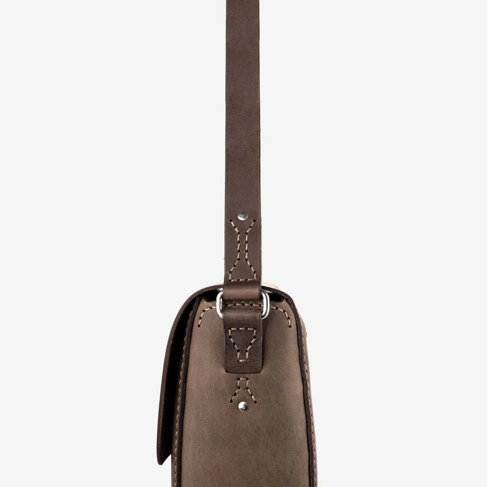 Brown leather satchel bag - Loyal Workshop