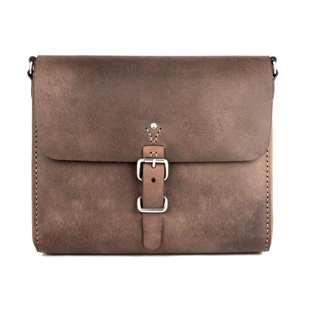 Brown leather satchel bag - Loyal Workshop