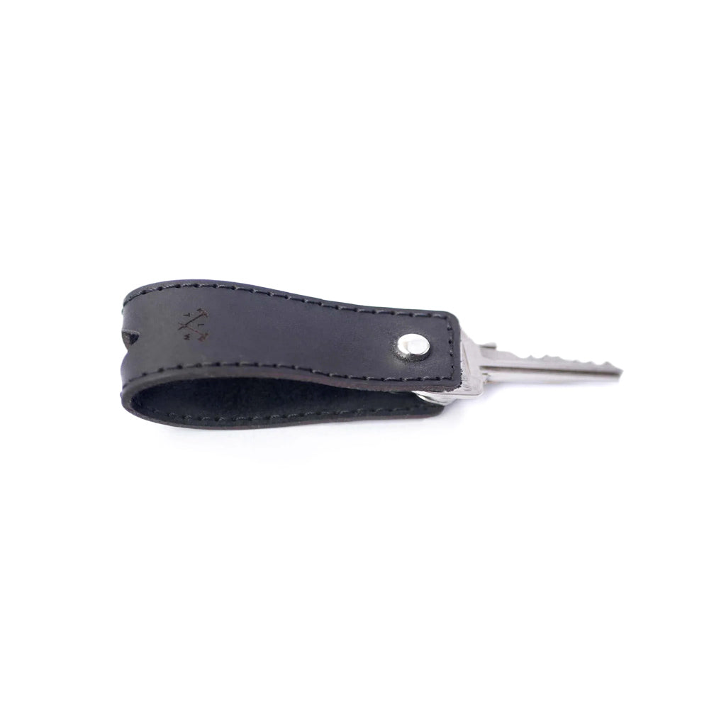 Brown leather keychain key-wrap from Loyal Workshop