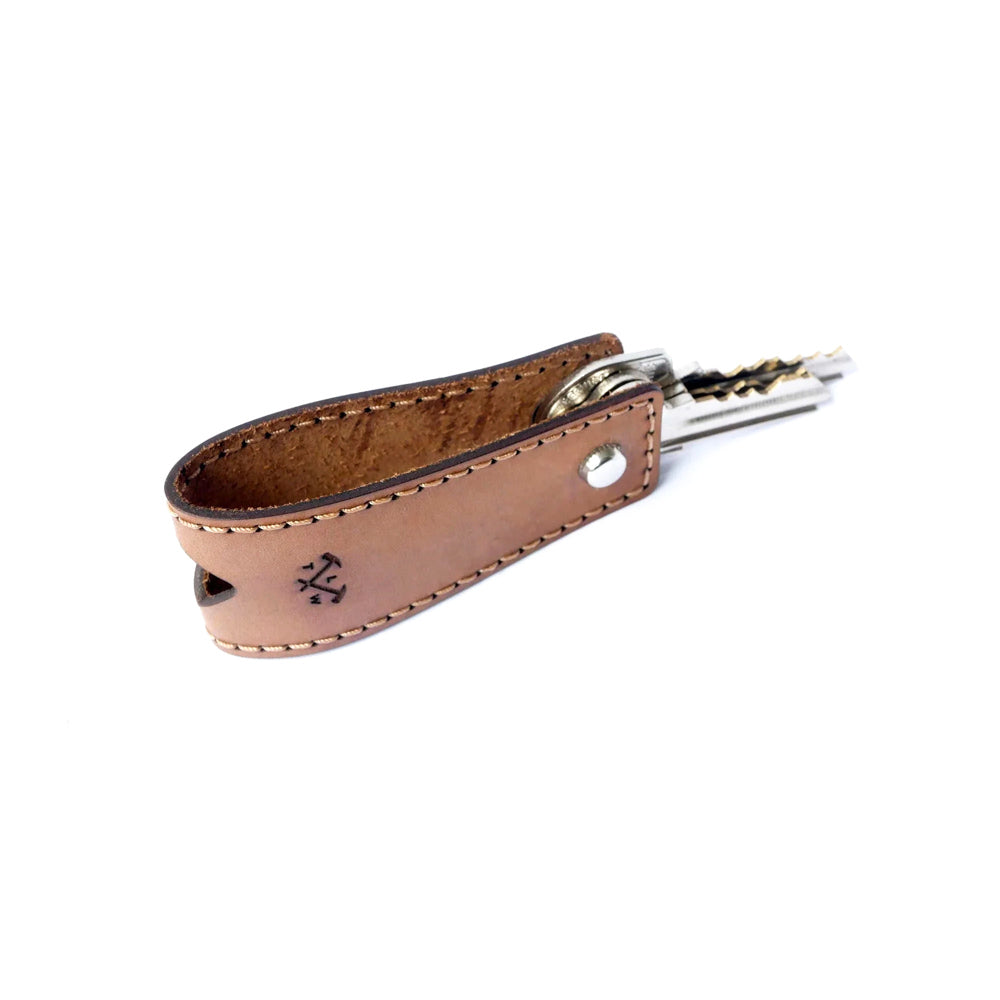 Loyal Workshop Tan Leather Sammie Key Fob