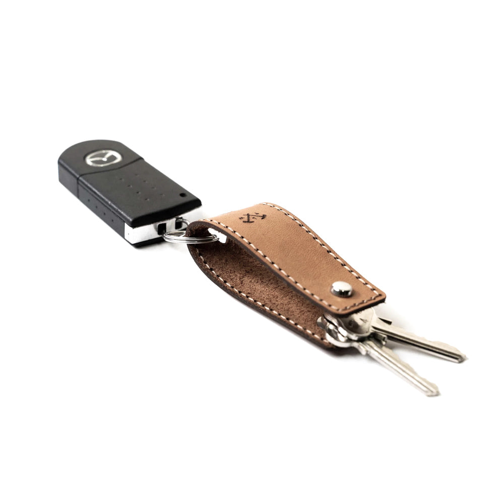 Loyal Workshop Tan Leather Sammie Key Fob