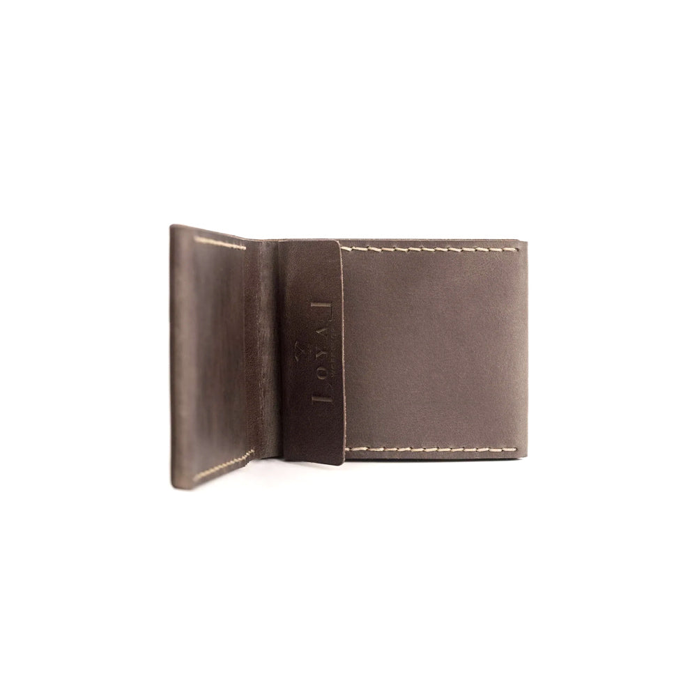 Brown leather wallet - Loyal Workshop