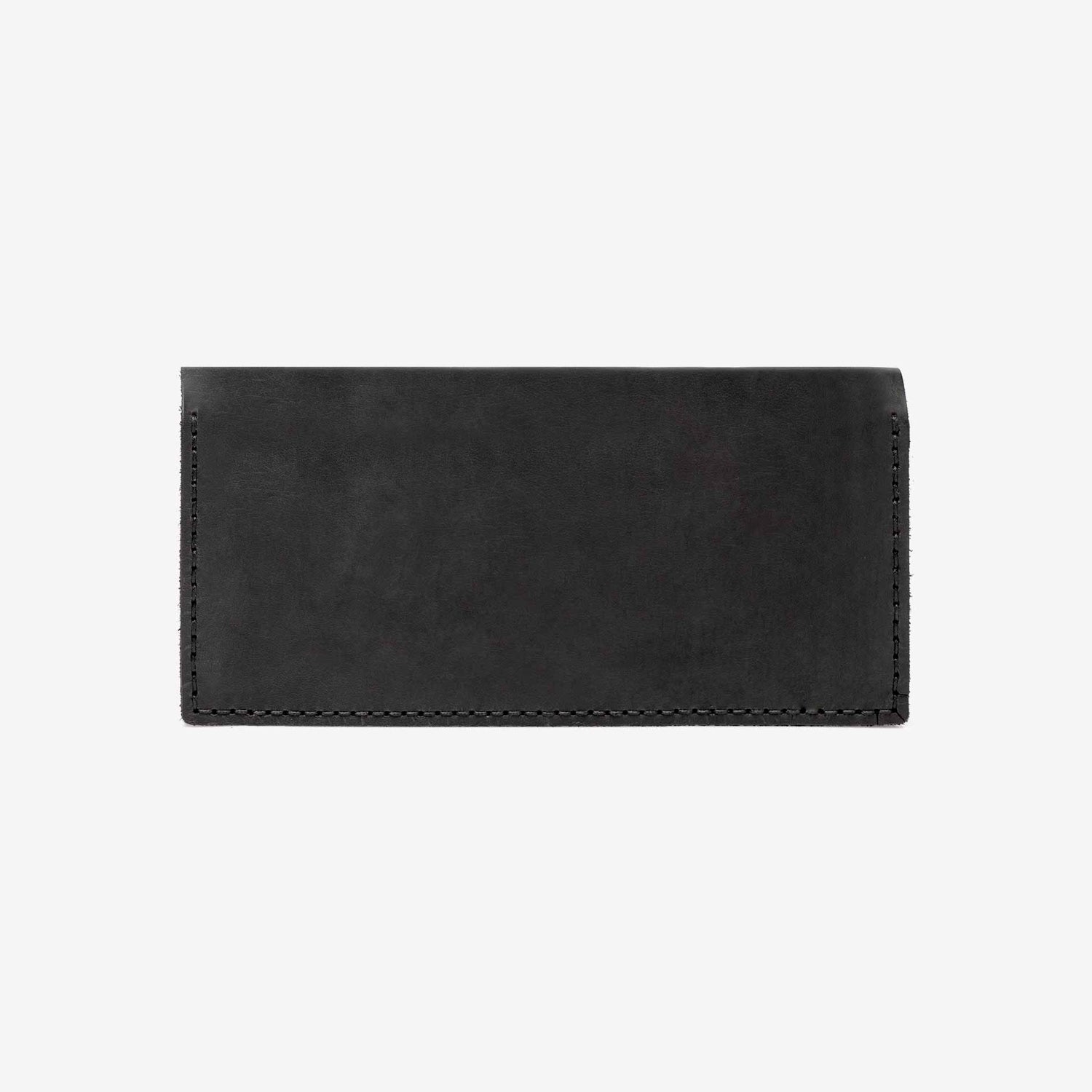 Loyal Workshop Alongsider Black Leather Wallet