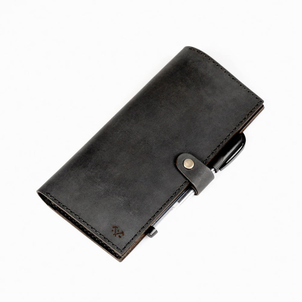 Loyal Workshop Black Leather Passport Cover