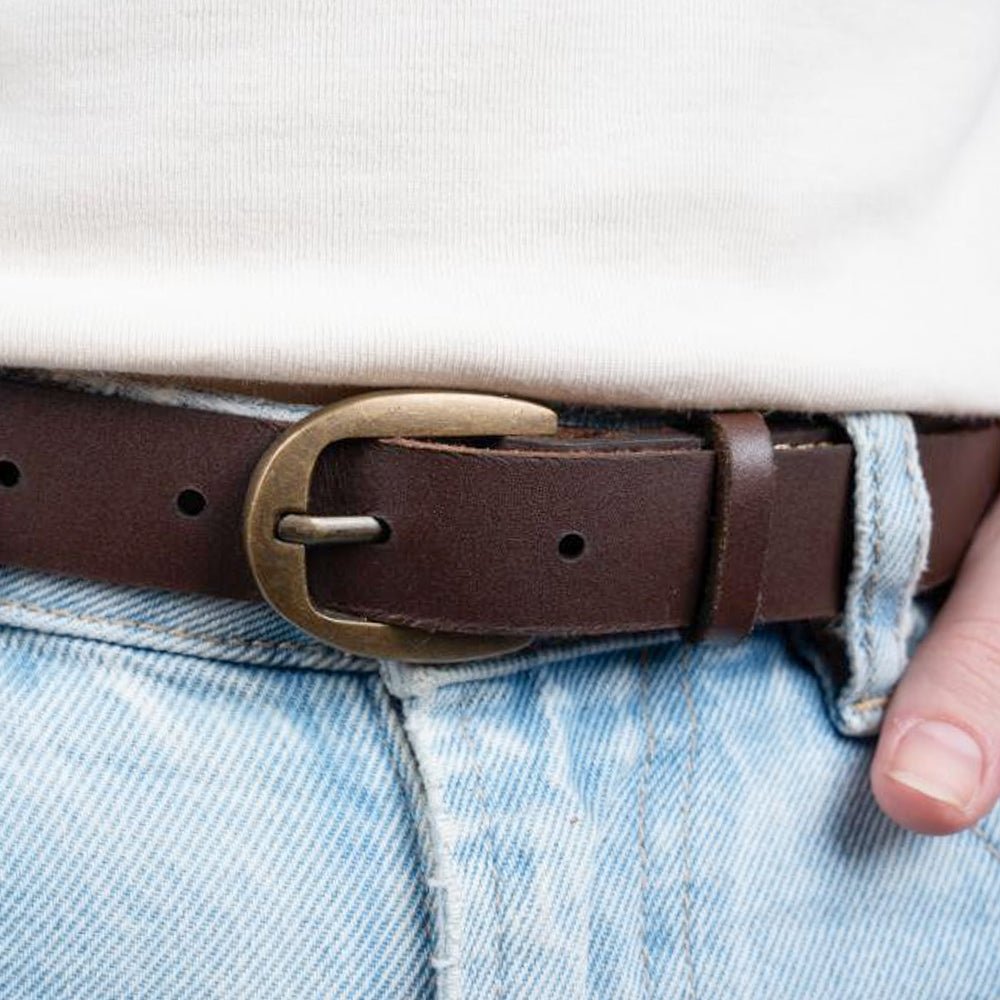 Loyal Workshop Sidekick Brown Leather Belt