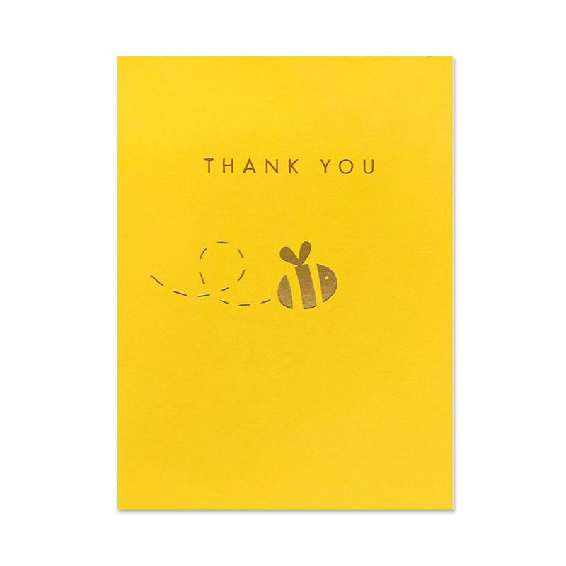 James Ellis Gold Bee Mini Thank You Card