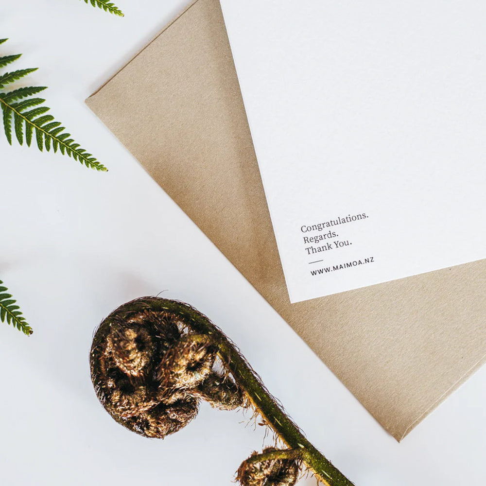 Maimoa Creative Nga Mihi Greetings Card