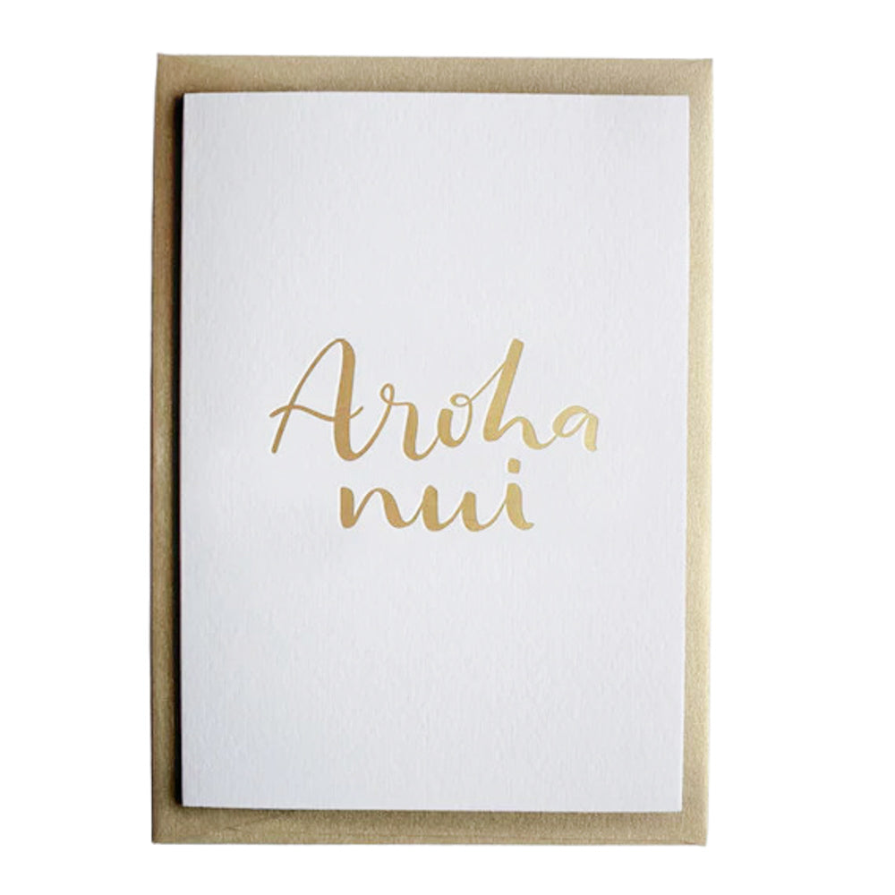 Maimoa Creative Aroha Nui/Much Love Greetings Card