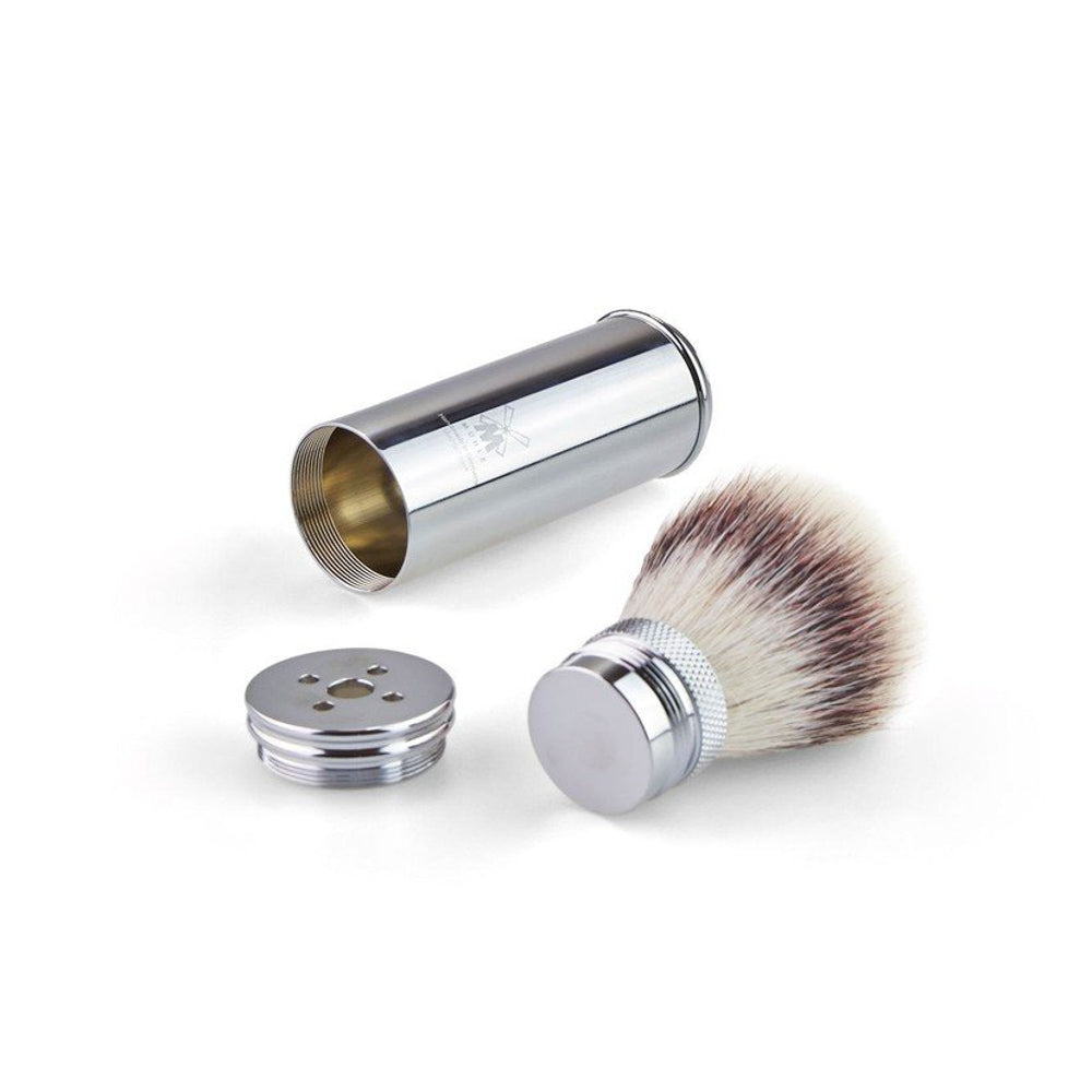 Mühle Travel Silvertip Fibre® Shaving Brush - Chrome